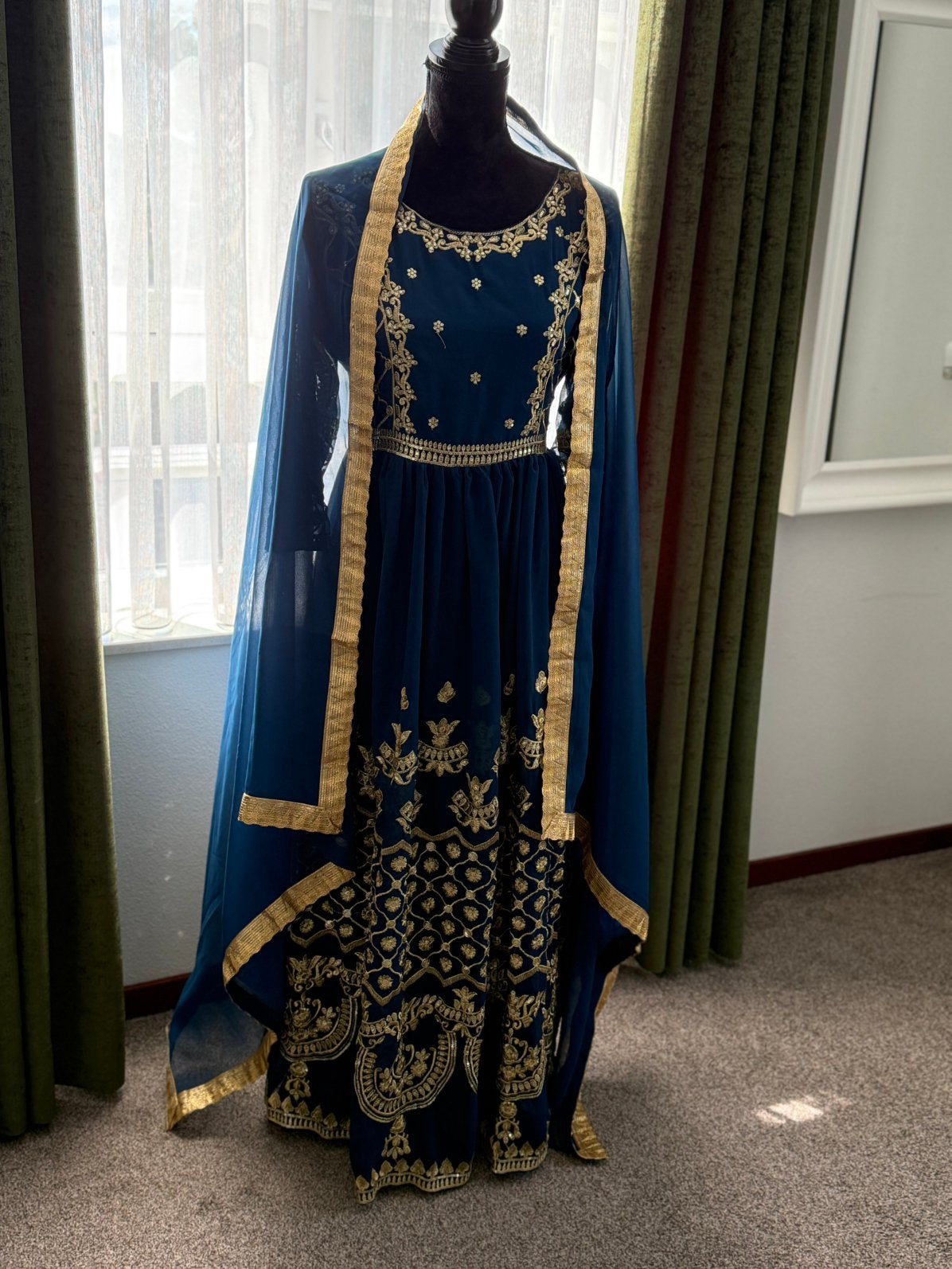 Anarkali jurk, Kleding | Dames, Ophalen of Verzenden, Nieuw