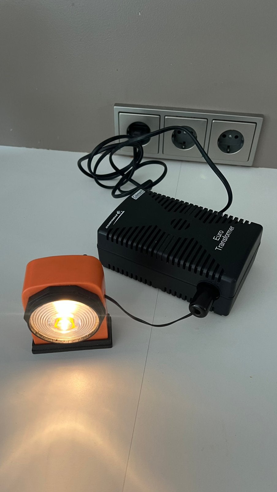 Vintage Zaklamp - Handige Retro Verlichting, Ophalen of Verzenden, Gebruikt, Batterij
