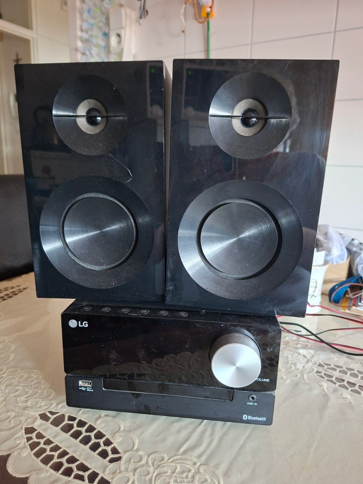 LG Microset met CD-speler en Bluetooth, Audio, Tv en Foto, Stereo-sets, Gebruikt, Microset, Cd-speler, Ophalen