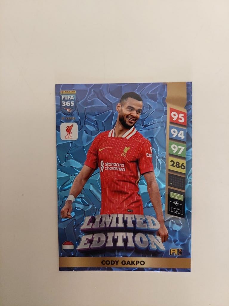 Hele mooie voetbal kaart Cody Gakpo panini!!, Ophalen of Verzenden, Nieuw, Buitenlandse clubs