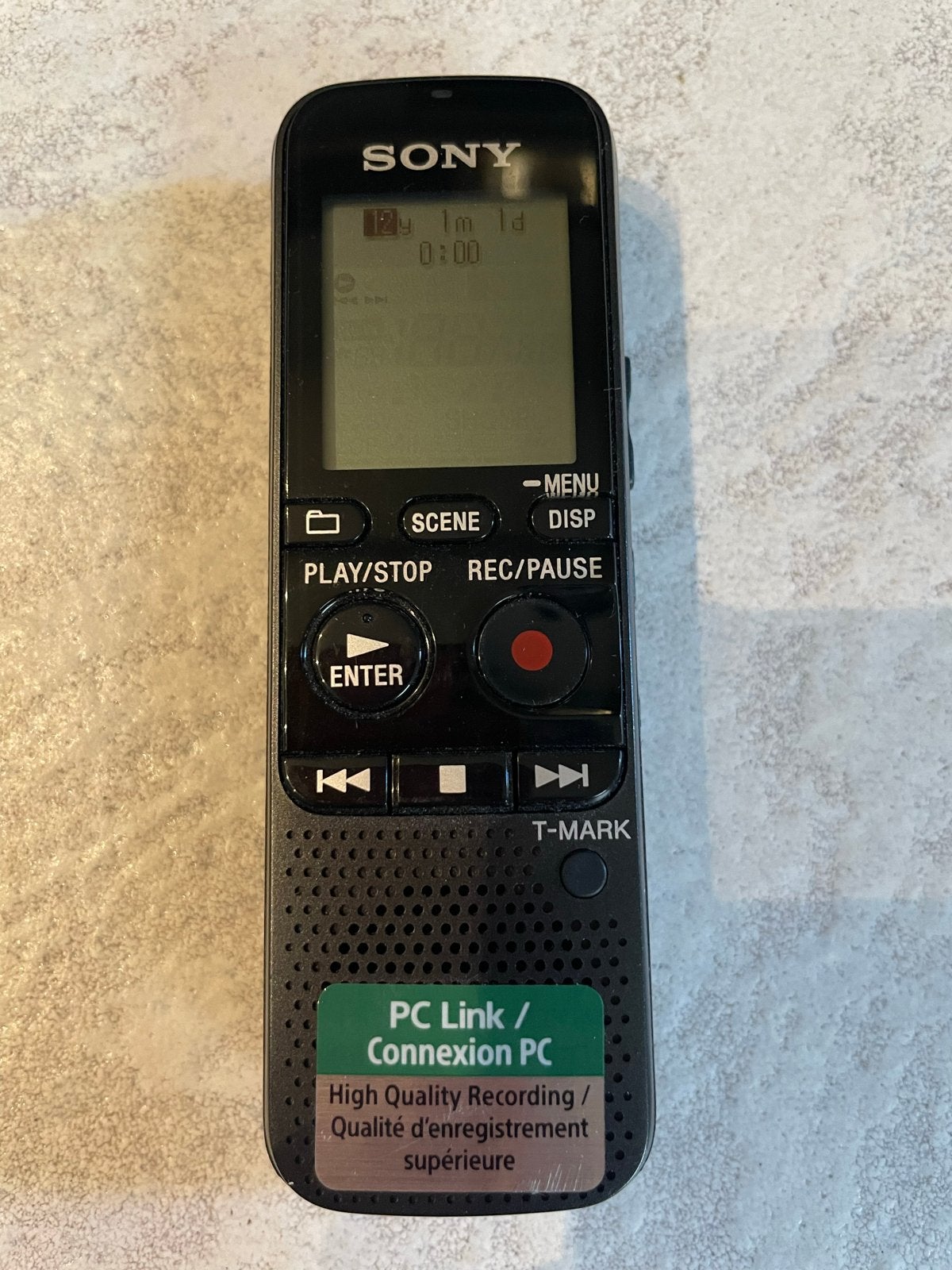 Sony ICD-PX333 Digitale Voice Recorder met USB, Ophalen of Verzenden, Gebruikt