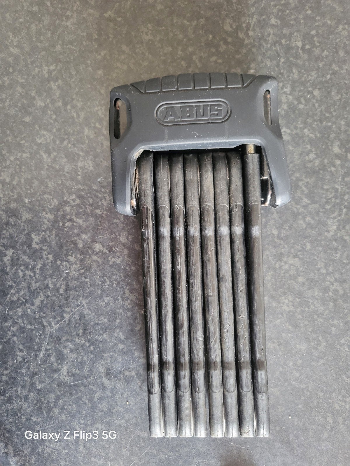 ABUS Vouwslot voor fiets, o.a. Fafbike, Ophalen of Verzenden, Gebruikt, Vouwslot