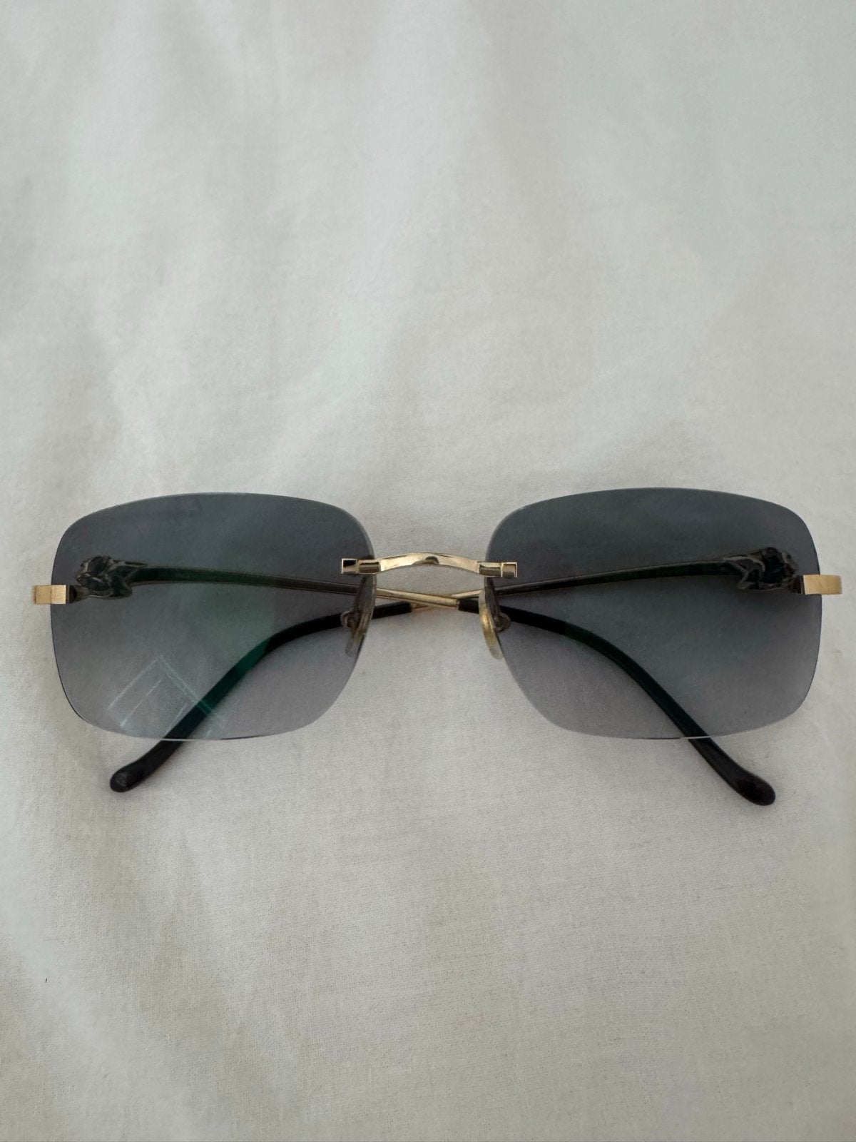 Cartier Panthère Zonnebril - Zo goed als nieuw, Sieraden, Tassen en Uiterlijk, Zonnebrillen en Brillen | Heren, Overige merken