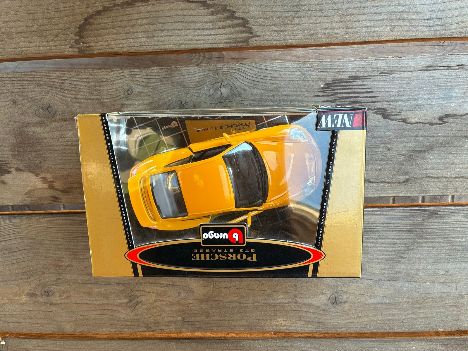 Burago Porsche GT3 Strasse Schaalmodel - Nieuw in Doos, Ophalen of Verzenden, Nieuw, Auto, Bburago