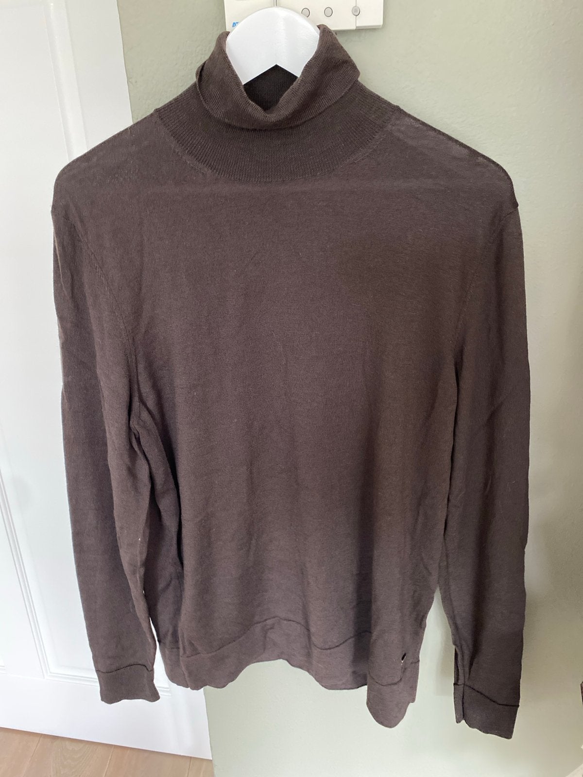 Strellson coltrui van extrafijne merino wol - Maat XL, Ophalen of Verzenden, Zo goed als nieuw, Maat 56/58 (XL), Bruin