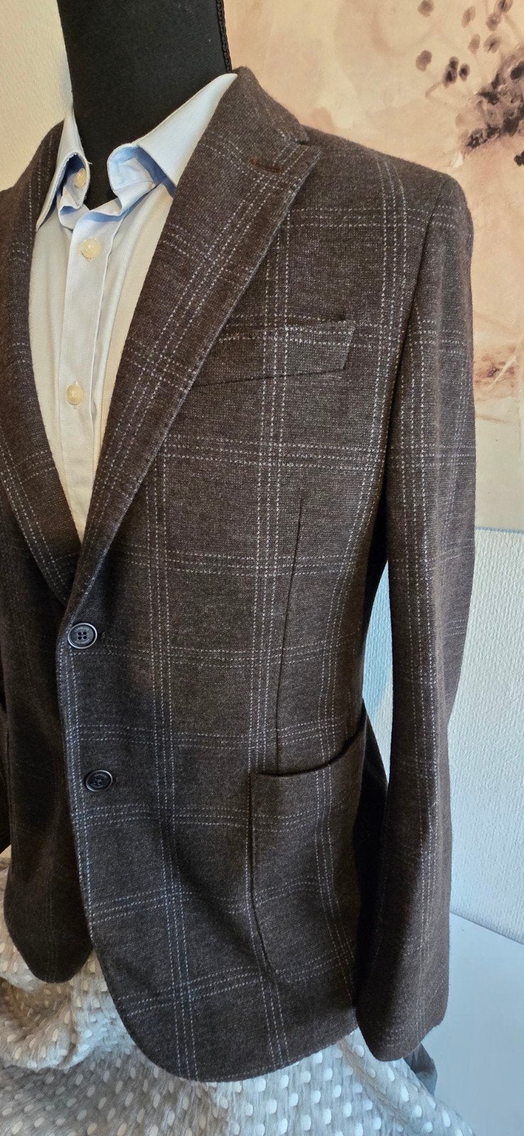 Eleventy first-class collectie blazer zgan, Kleding | Heren, Ophalen of Verzenden, Zo goed als nieuw, Maat 52/54 (L), Bruin