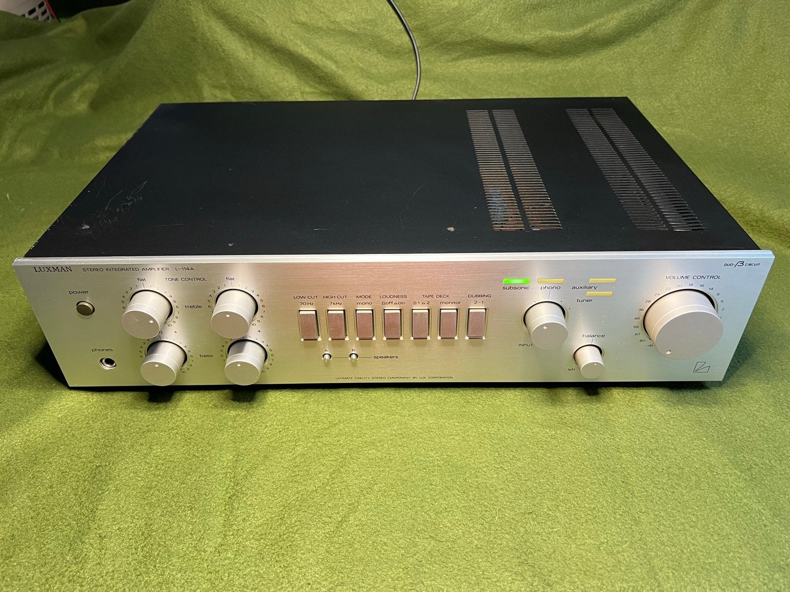 Luxman L-114A, Audio, Tv en Foto, Overige merken, Gebruikt, Ophalen of Verzenden, 60 tot 120 watt