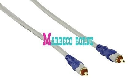 RCA kabel, Tulpkabel 10 m, verguld, RCA Male, Sub kabel, 10 meter of meer, Nieuw, Marbeco, Info@marbeco.nl