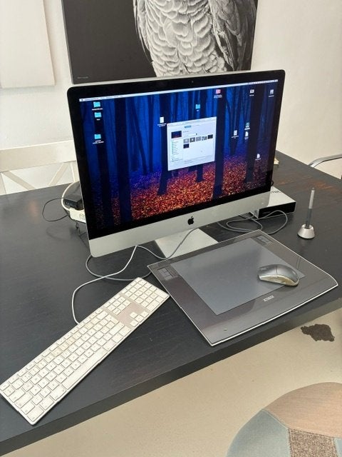 Apple desktop 27-inch, Computers en Software, Apple Desktops, Ophalen, Gebruikt, 8 GB, IMac
