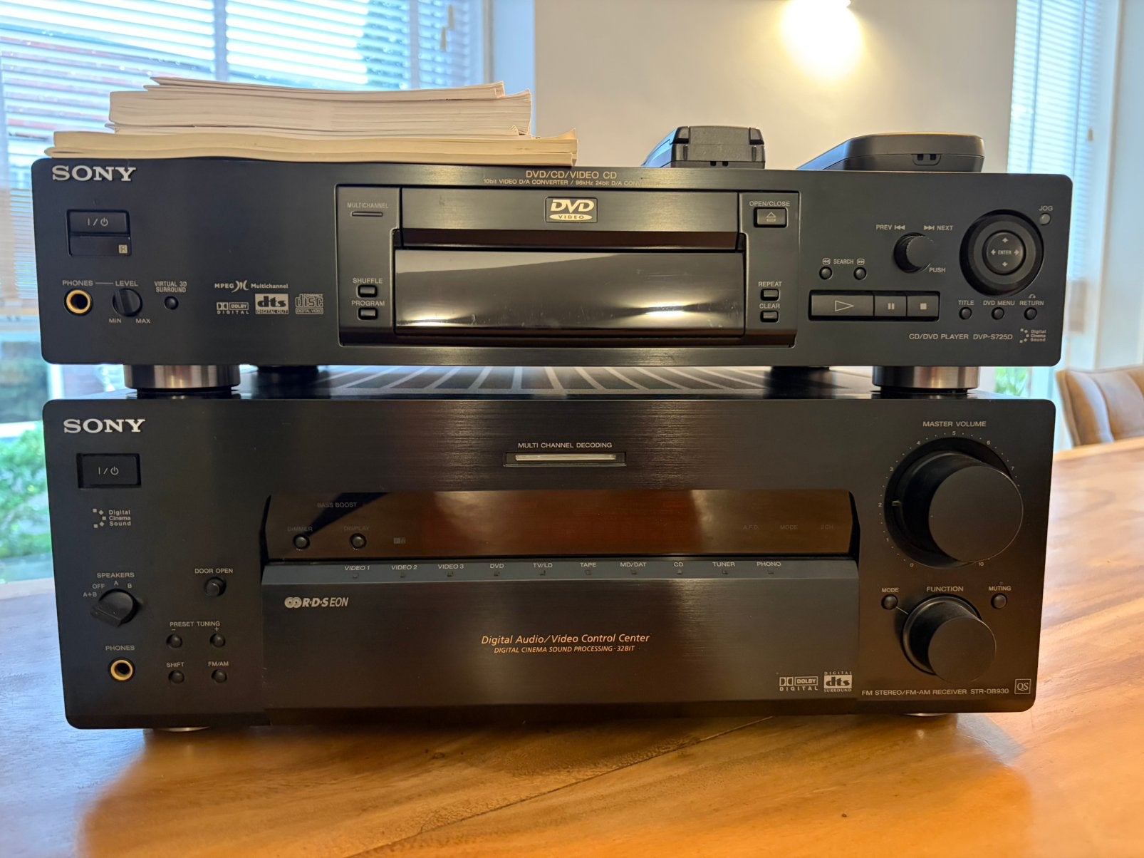QS Sony AV verstreker + DVD speler, Ophalen, Gebruikt, Sony, Losse componenten