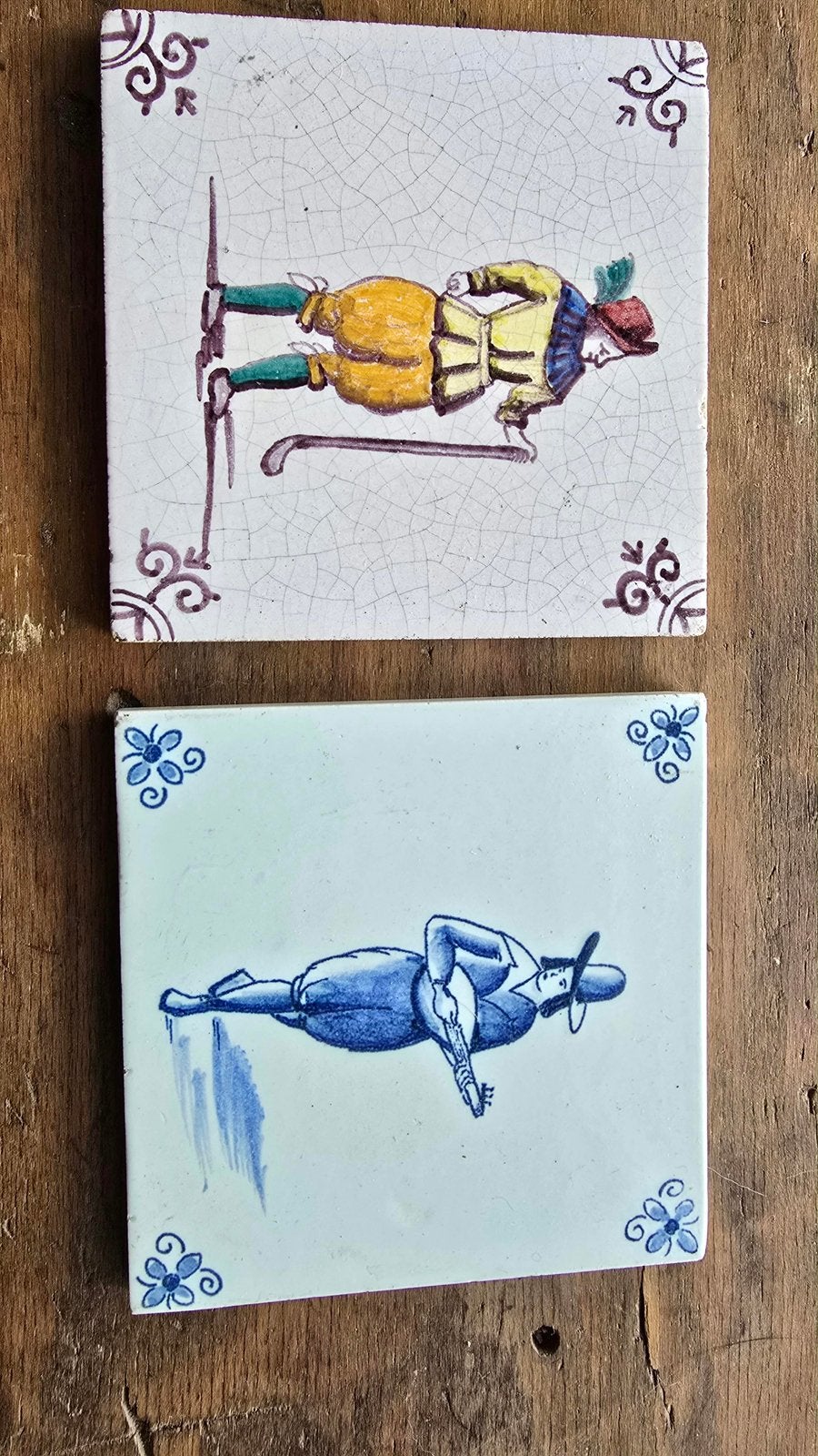 Wandtegels, Ophalen