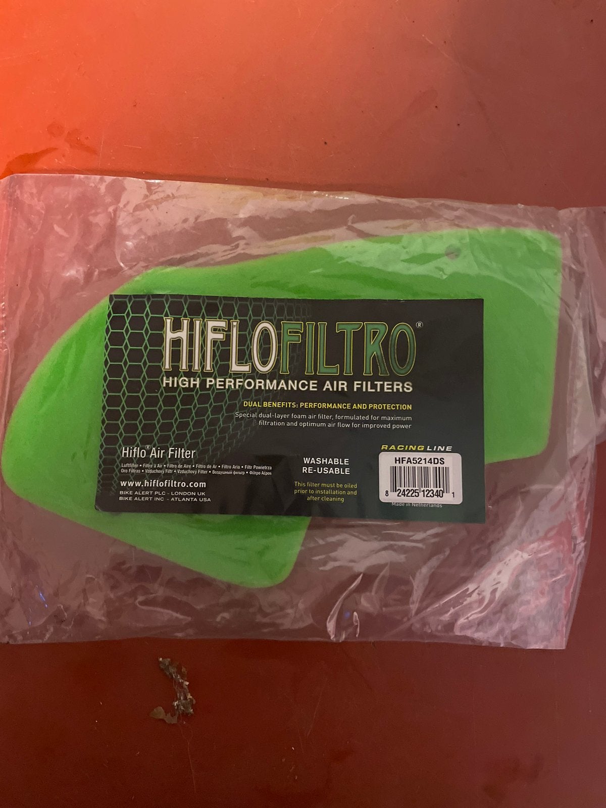 Luchtfilter gilera runner 180 125 hiflo filtro piaggio, Ophalen of Verzenden, Nieuw