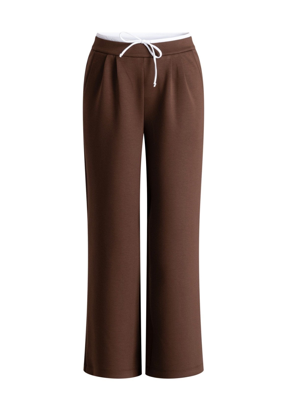 Mocca bruine broek Trina van Yest Curve Maat 48, Bruin, Yest Curve, Maat 46/48 (XL) of groter, Nieuw