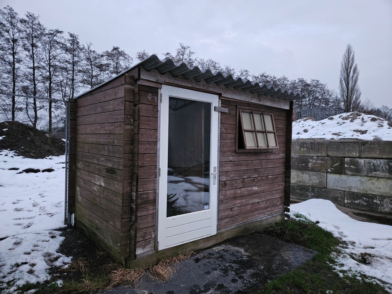 Kippenhok kippenren hoenderhok pluimveehok met leghok kippen, Ophalen, Gebruikt, Kippenhok of Kippenren
