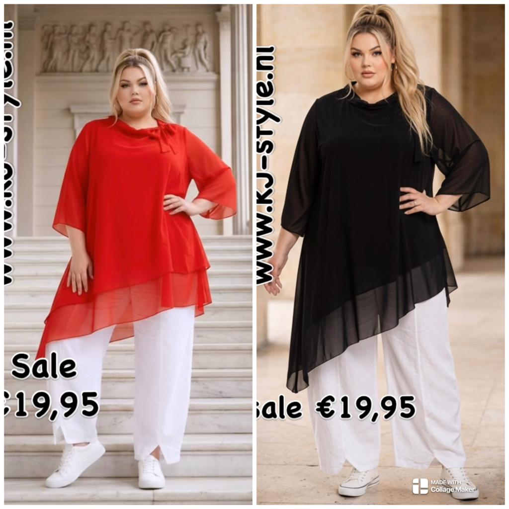 Nieuwe collecie/🌸 Luchtige zomerse flow 🌸, Kleding | Dames, Grote Maten, Ophalen of Verzenden, Nieuw