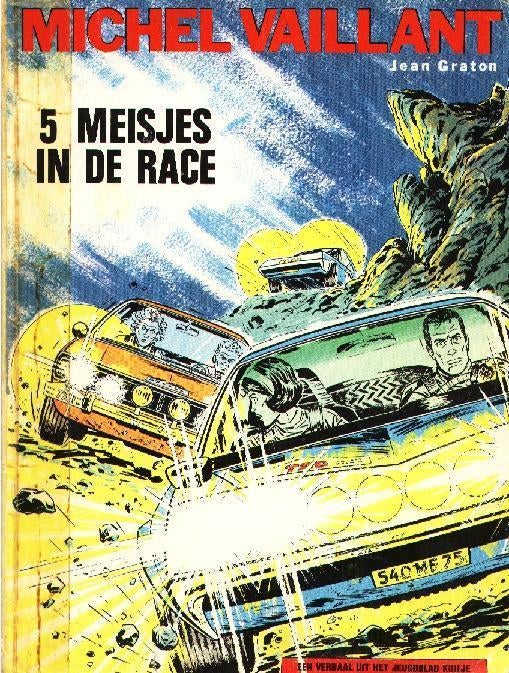 Michel Vaillant - 5 Meisjes in de race - Jean Graton, Gelezen, Jean Graton, Verzenden, Eén stripboek
