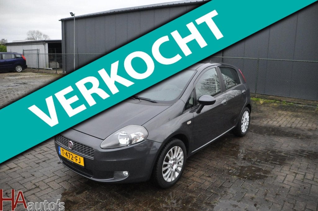 Fiat Grande Punto 1.4 Active 5-deurs *AIRCO*, Auto's, Fiat, Bedrijf, Te koop, Grande Punto, ABS, Airbags, Airconditioning, Boordcomputer