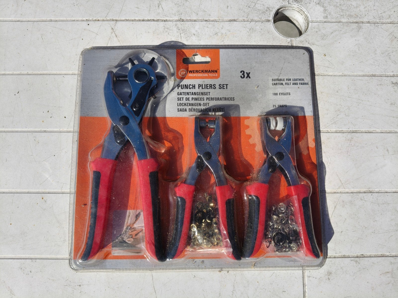 Werckmann Gatentangenset - 3-delig, Ophalen, Nieuw, Tang, Overige merken
