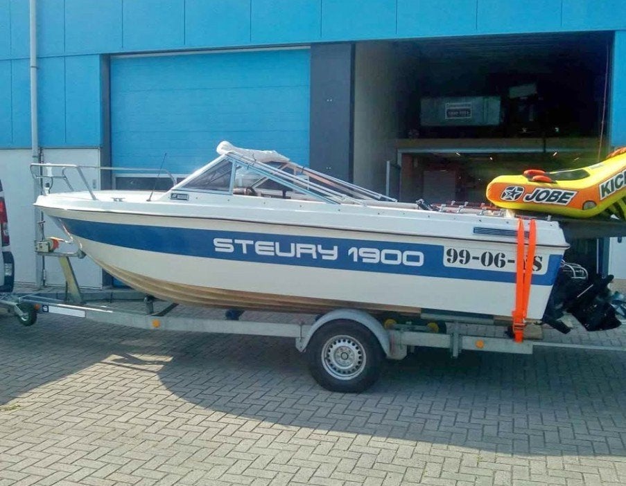 Steury 1900 met trailer, inruil/ruilen mogelijk, Ophalen, Overige merken, Gebruikt, Binnenboordmotor