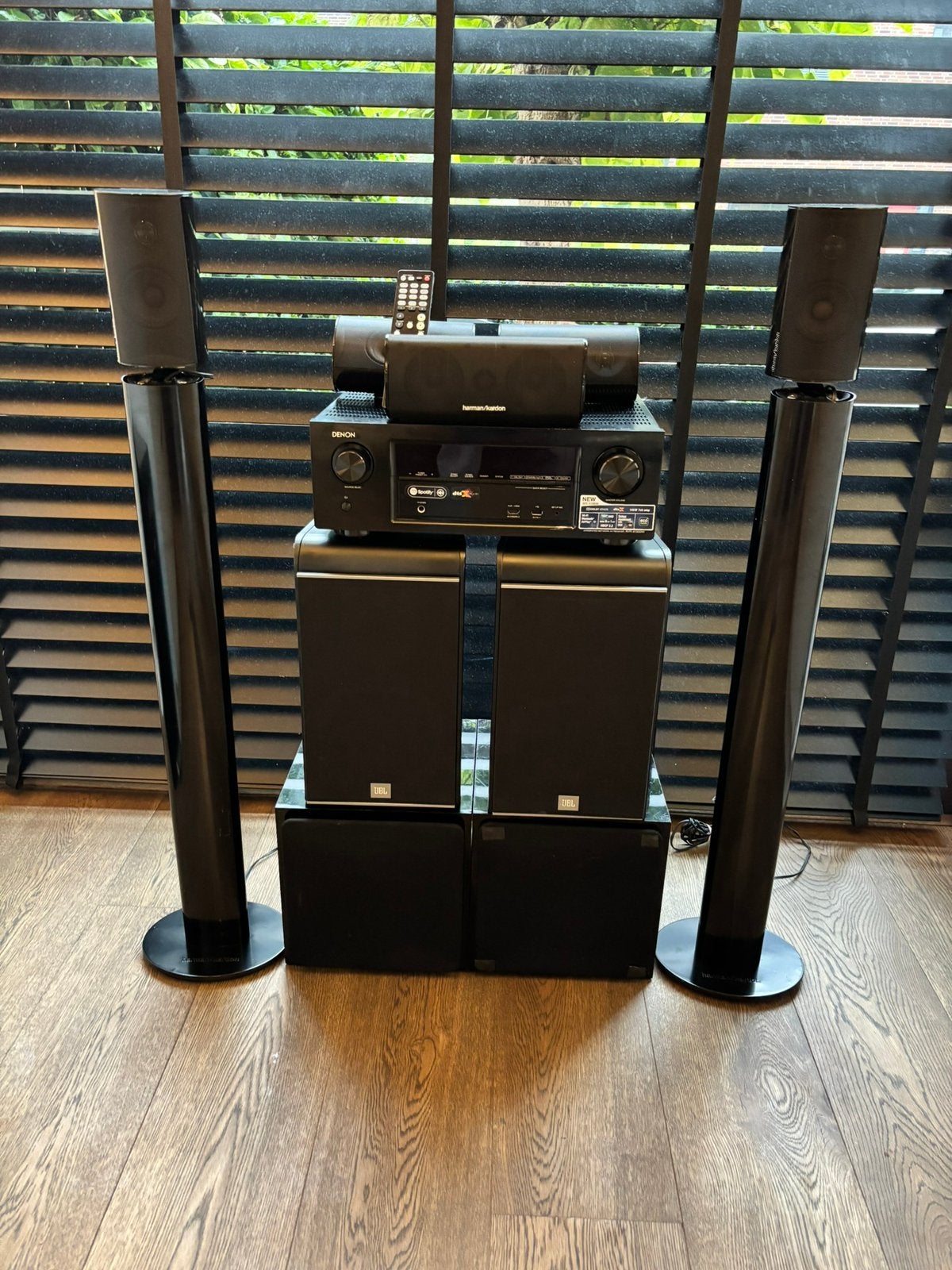 Denon AVR-X1300 dolby atmos 7.1.2 JBL/Jamo/HarmanKardon, 7.1-systeem, Gebruikt, 70 watt of meer, Overige spelers