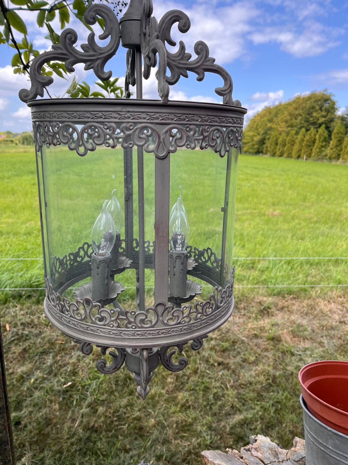 Landelijke hanglamp, Ophalen, Zo goed als nieuw