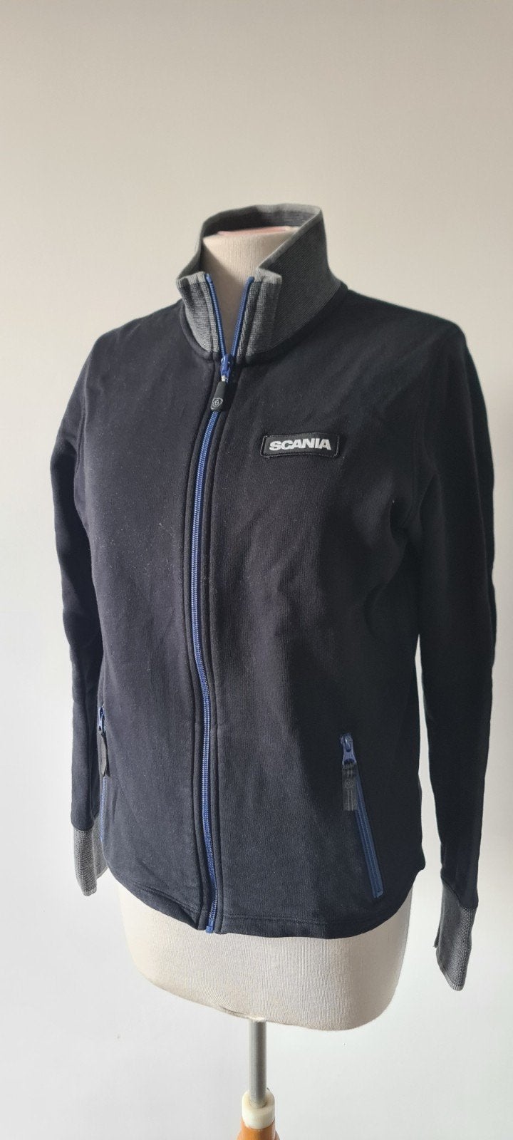Scania Truck Gear Fleece Jas Zwart Maat M, Ophalen of Verzenden, Zo goed als nieuw, Zwart