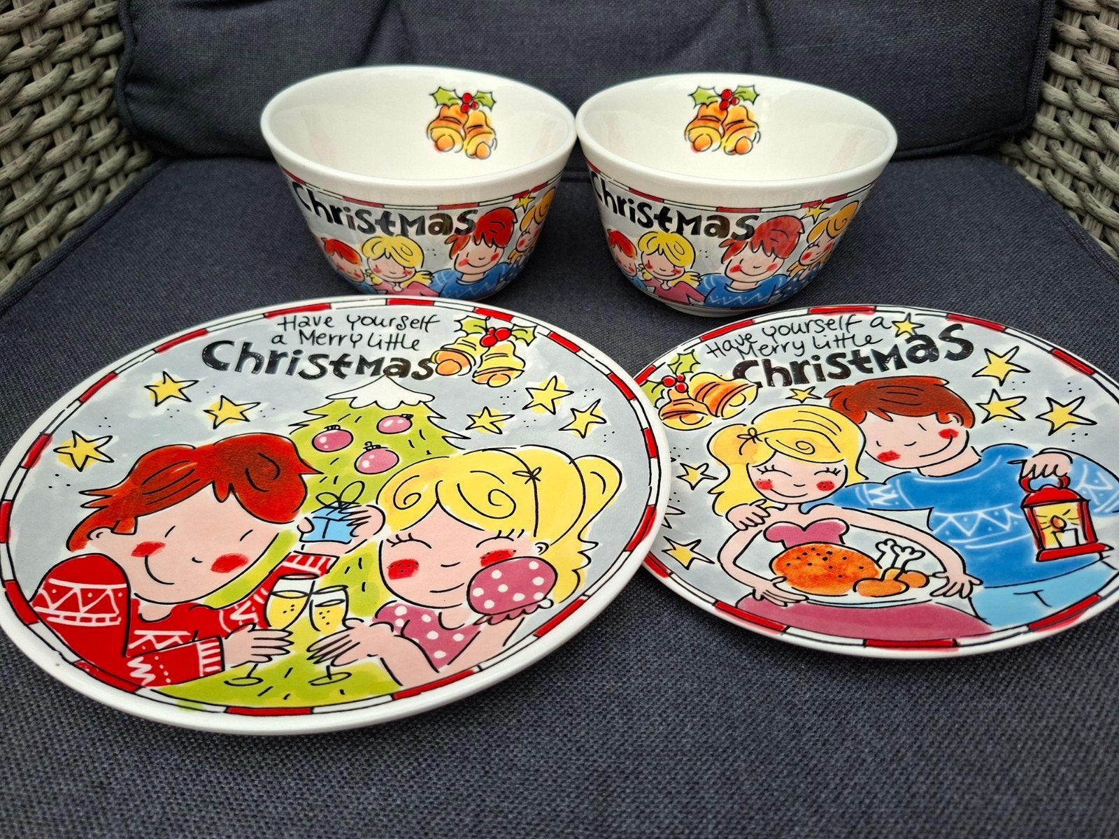 Blond Amsterdam Kerst Servies 2011 - Borden en Kommen, Ophalen of Verzenden, Zo goed als nieuw, Bord(en), Modern