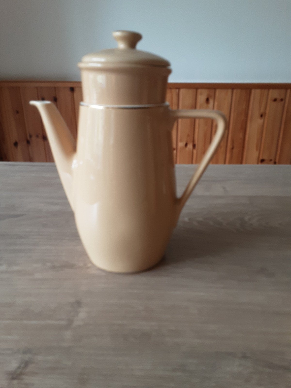 Vintage koffiepot met filter van Douwe Egberts, Ophalen of Verzenden