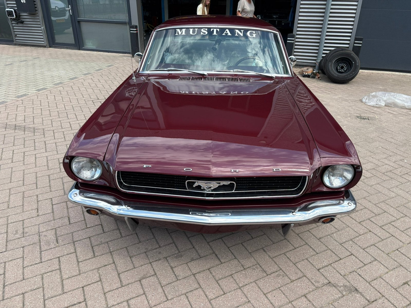 Ford Mustang 1966 v8 289 Coupe Burgundy, foto 6