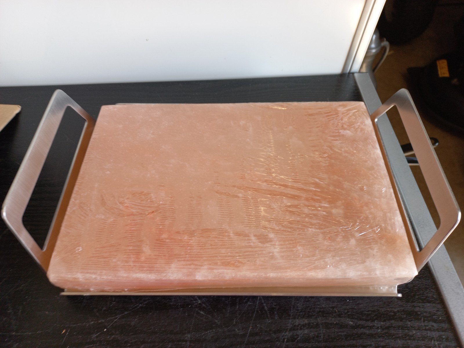 AEG Zoutblok 30x20 cm - Nieuw in doos, Snij-/serveerplank, Nieuw, Ophalen of Verzenden, Natuurlijk materiaal