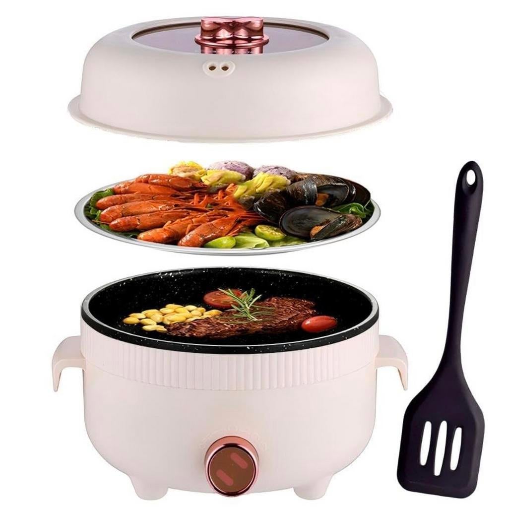 Multifunctionele Instant Hot Pot met Stoompan - nieuw!, Witgoed en Apparatuur, Slowcookers, Ophalen of Verzenden, Nieuw