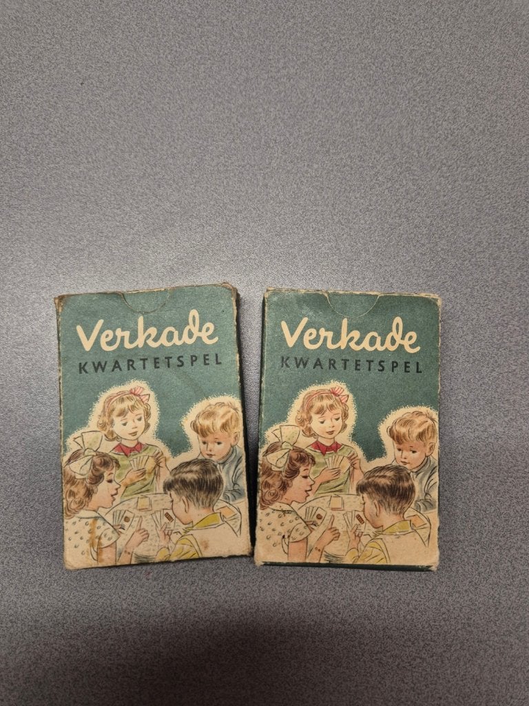 Verkade kwartetspel, Ophalen of Verzenden, Gebruikt, Kwartet(ten)