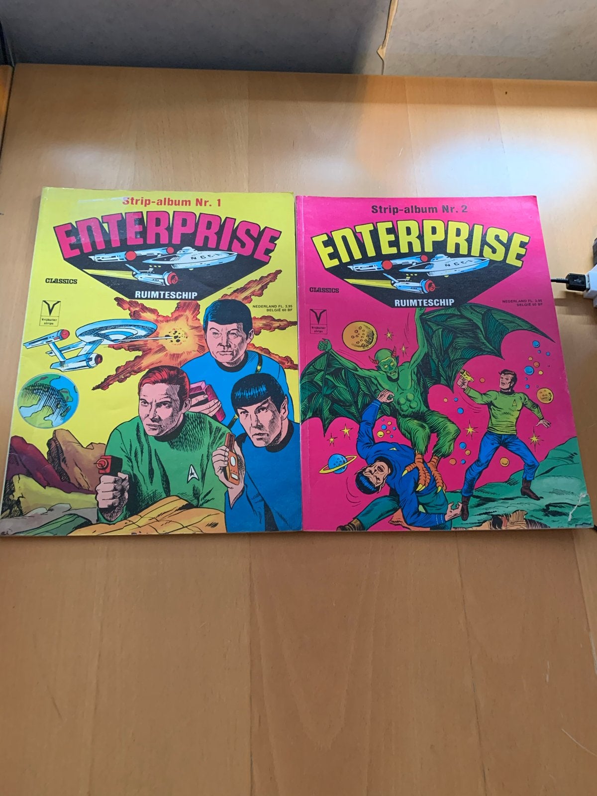 Enterprise Ruimteschip Stripalbums Nr. 1 & 2, Meerdere stripboeken, Ophalen of Verzenden, Gelezen