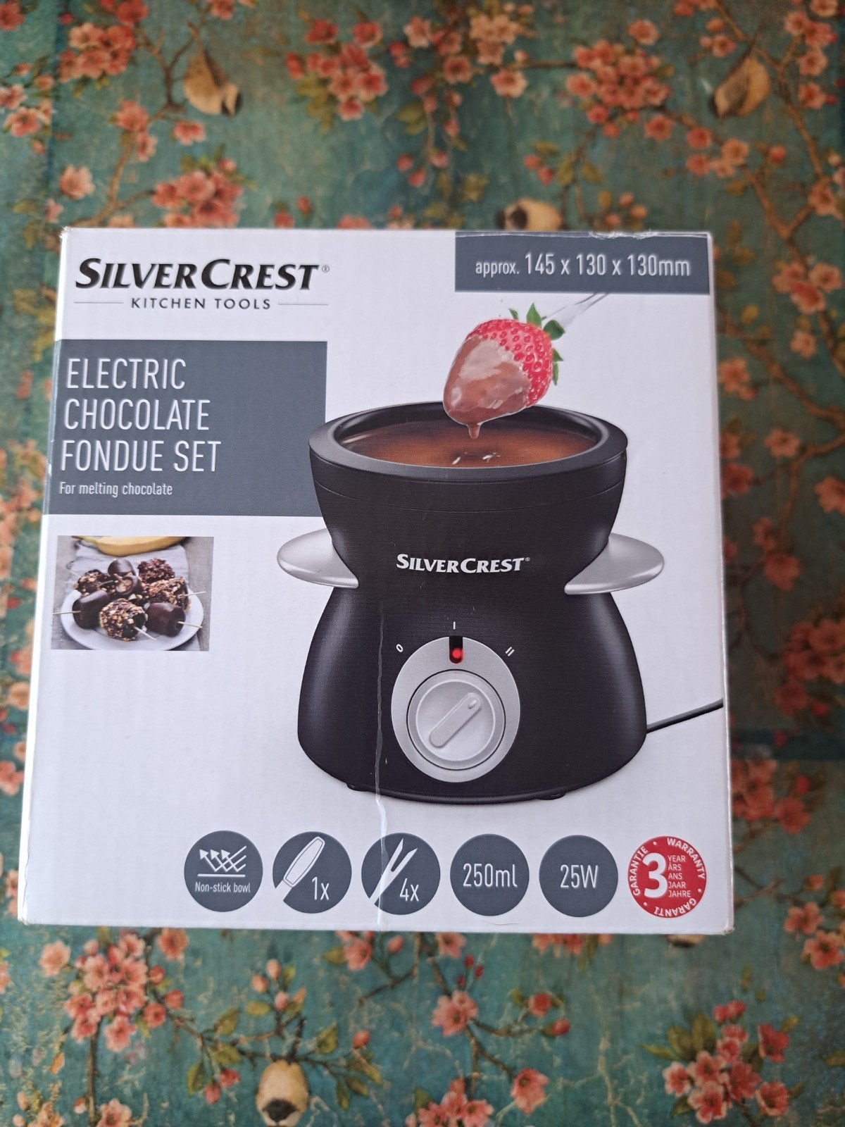SilverCrest Elektrische Chocolade Fondue Set - Nieuw, Witgoed en Apparatuur, Fonduesets, Ophalen of Verzenden, Nieuw, Elektrisch
