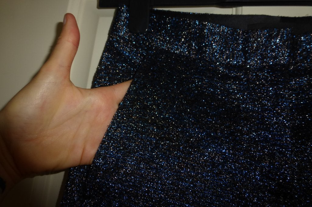 Alexander Wang Sparkle Pants feestelijke broek mt 2 S 47713, Alexander wang, ., Alexander wang, Zo goed als nieuw