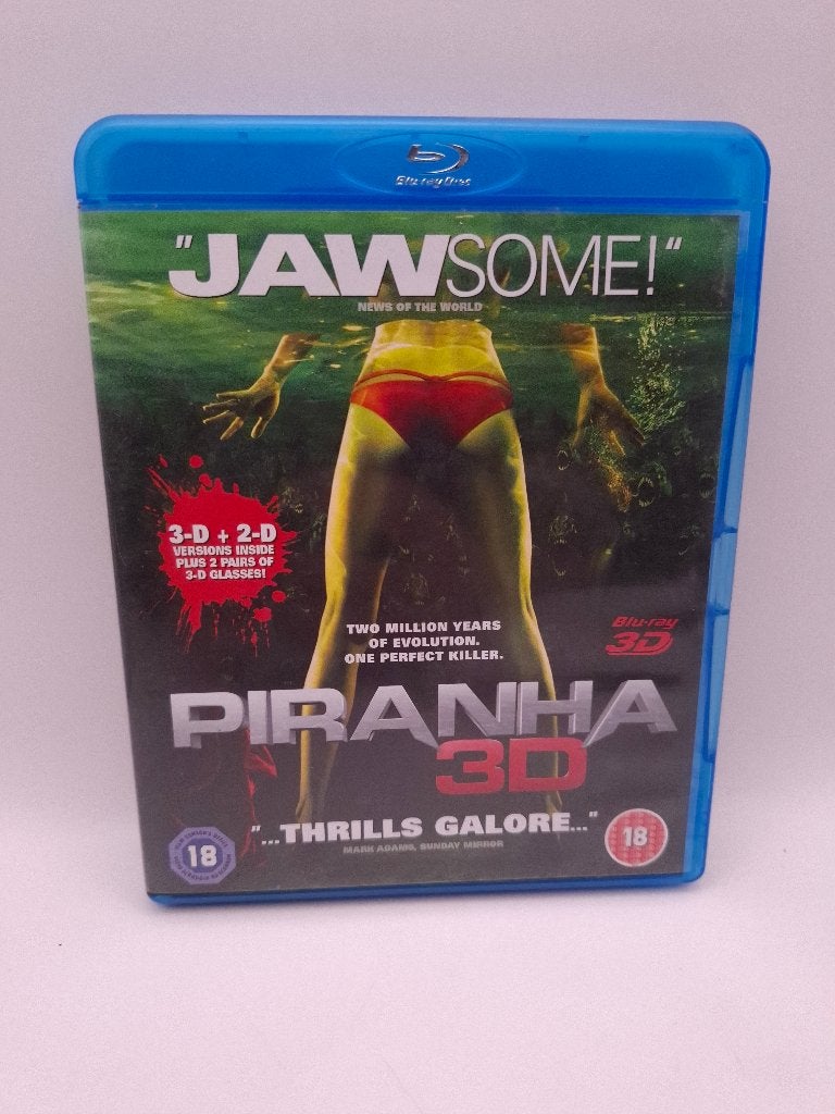 piranha 3d + 2d blu-ray, Film, Engels, Ophalen of Verzenden, 3D Blu-ray
