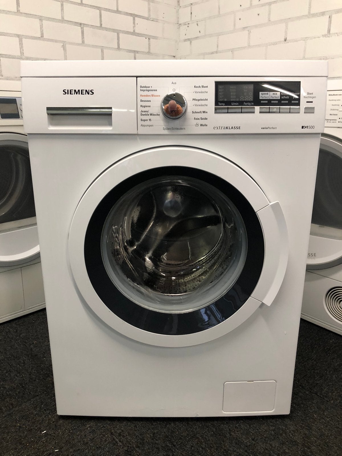 €225 A+++ 8kg Wasmachine Siemens iQ500 MET GARANTIE, Ophalen, Minder dan 85 cm, 8 tot 10 kg, Kort programma