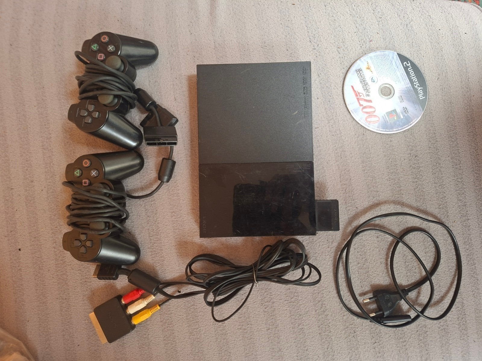 Ps2 te koop, Spelcomputers en Games, Spelcomputers | Sony PlayStation 2, Ophalen, Gebruikt, Met 2 controllers