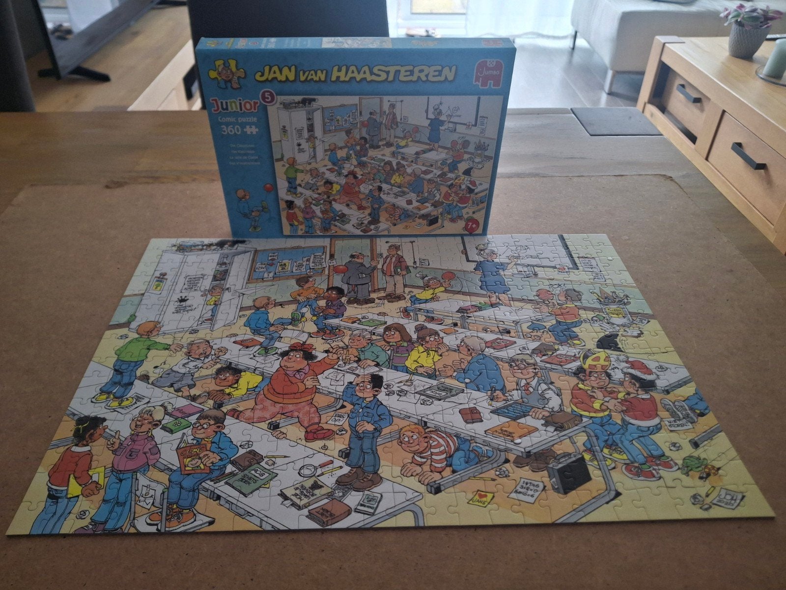 Ruilen/ Te Koop Jan van Haasteren Junior puzzel 360+ stukjes, Ophalen of Verzenden, Meer dan 50 stukjes, Zo goed als nieuw, 6 jaar of ouder