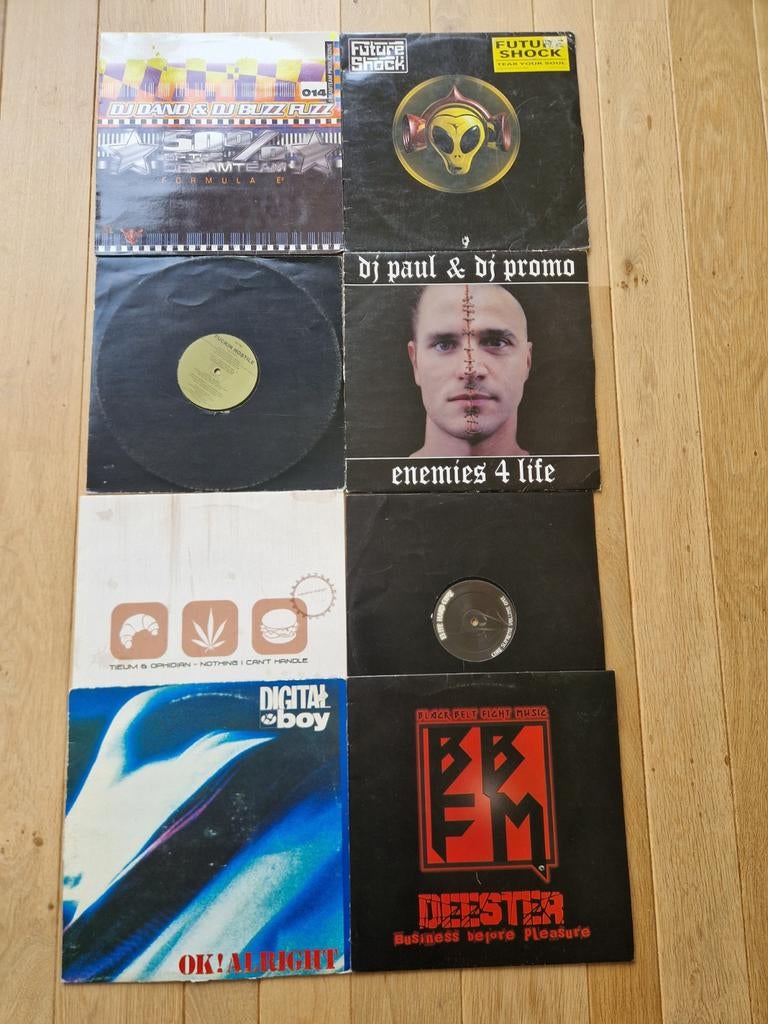 8x (early/millenium)hardcore vinyl  (Thunderdome), Gebruikt, 1990 - 1999, Techno of Trance, Ophalen of Verzenden