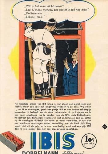 IBIS Shag - Advertentie uit Tijdschrift 1939, Verzamelen, Ophalen of Verzenden, 1980 tot heden, Knipsel(s)