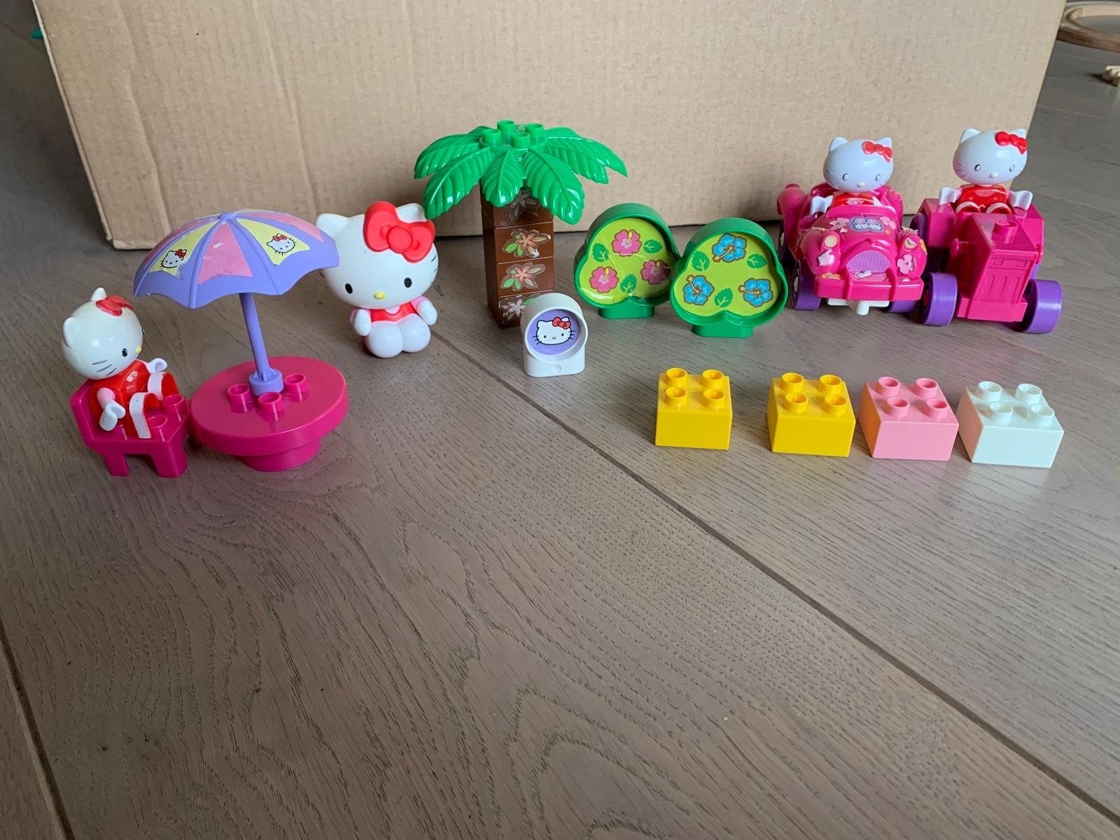 Hello Kitty speelset, Kinderen en Baby's, Speelgoed | Bouwstenen, Ophalen of Verzenden, Gebruikt, Overige merken