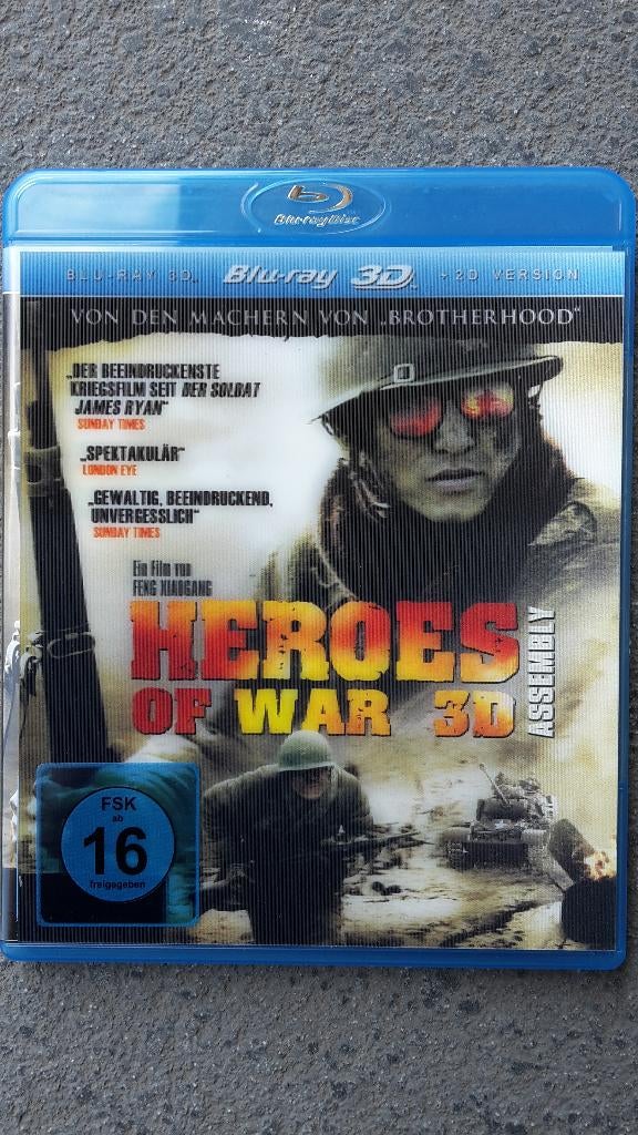 Blu-Ray Heroes Of War - Assembly 3D oorlog, Ophalen of Verzenden, Zo goed als nieuw, Actie