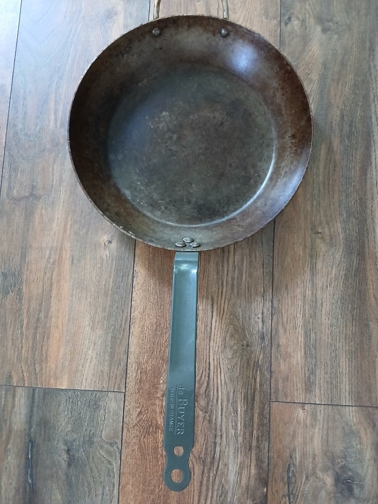 Gietijzeren pan, Ophalen, Koekenpan, Gebruikt, Gietijzer