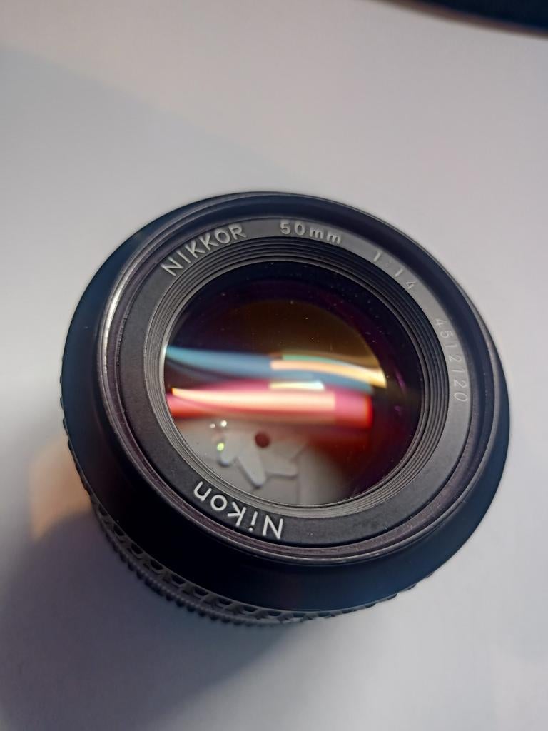 Nikkor Nikon 50mm f/1.4 AI portretlens, Ophalen of Verzenden, Zo goed als nieuw, Standaardlens