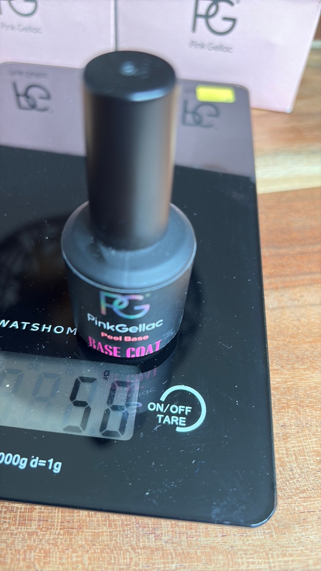 Pink gellac peel base base coat, Ophalen of Verzenden, Zo goed als nieuw, Overige kleuren, Handen en Nagels