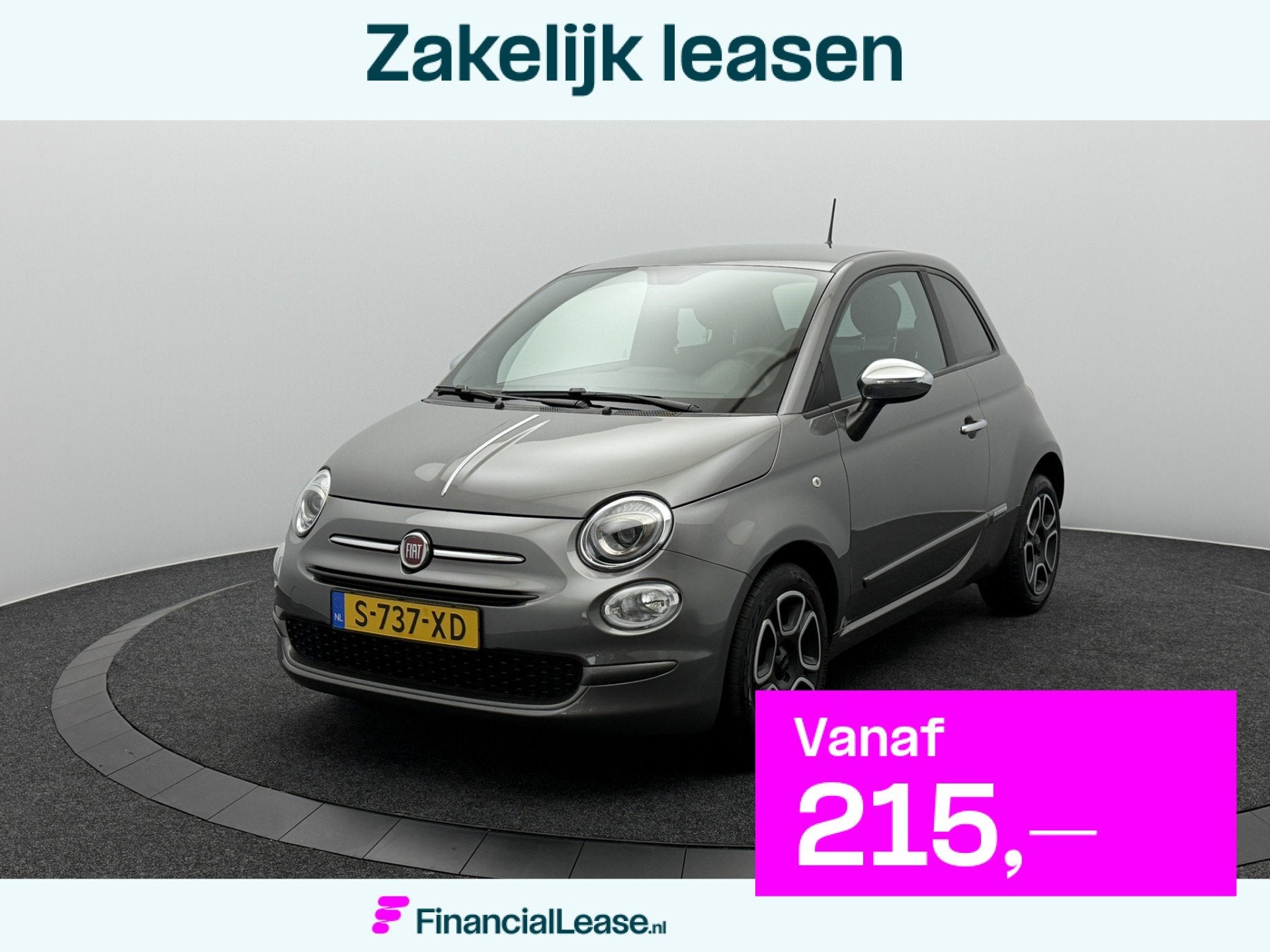 Fiat 500 1.0 Hybrid Club | Cruise Control | ClimaTronic, Dealer onderhouden, Stof, Origineel Nederlands, Bedrijf