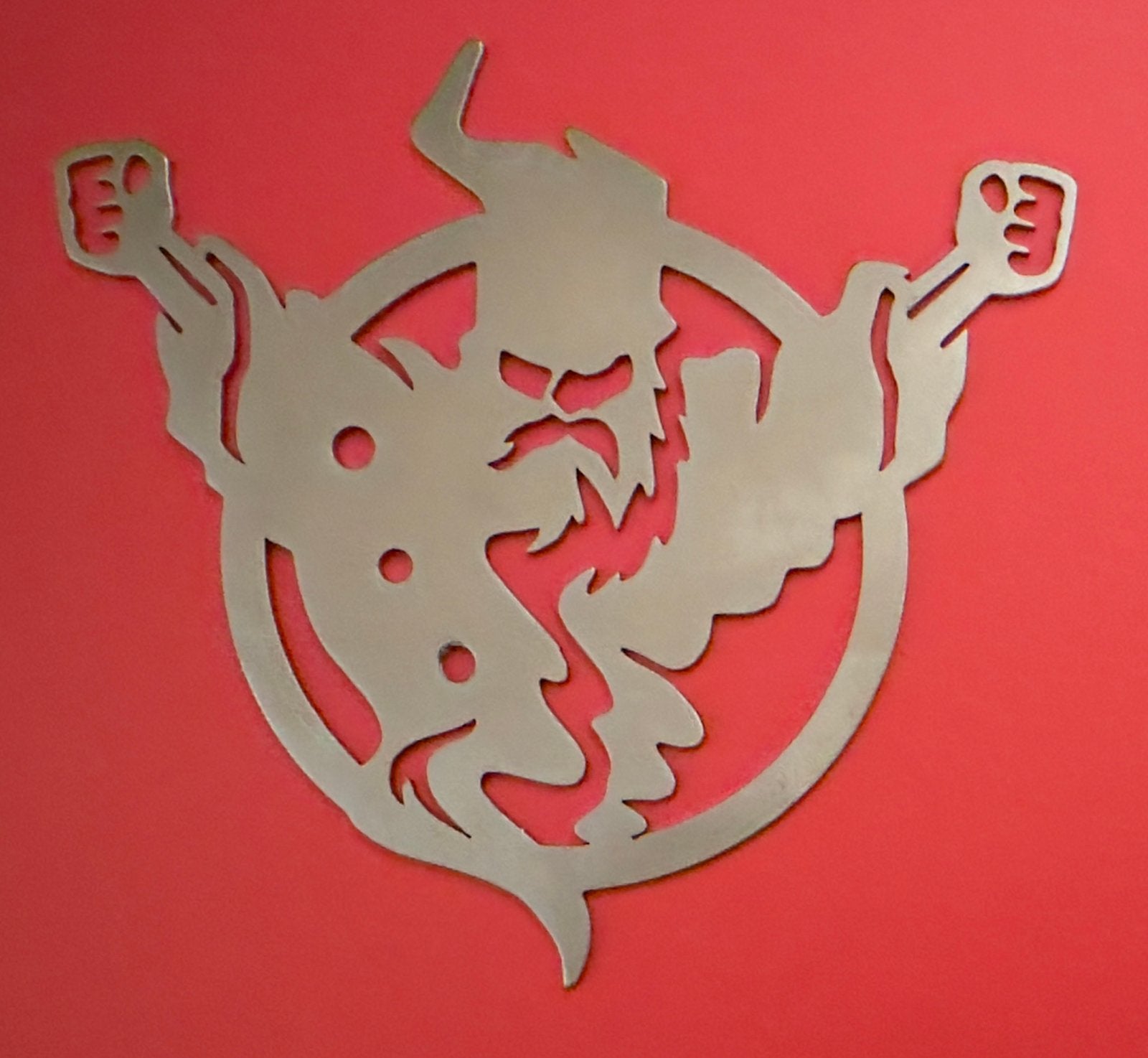 "Thunderdome Wizard logo RVS, Ophalen of Verzenden, Zo goed als nieuw, Overige formaten, Overige genres