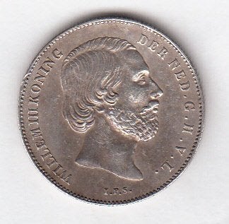 Willem III - 50 cent, 1/2 gulden 1862 Pr- -Sch.629, Ophalen of Verzenden, Koning Willem III, ½ gulden, Zilver