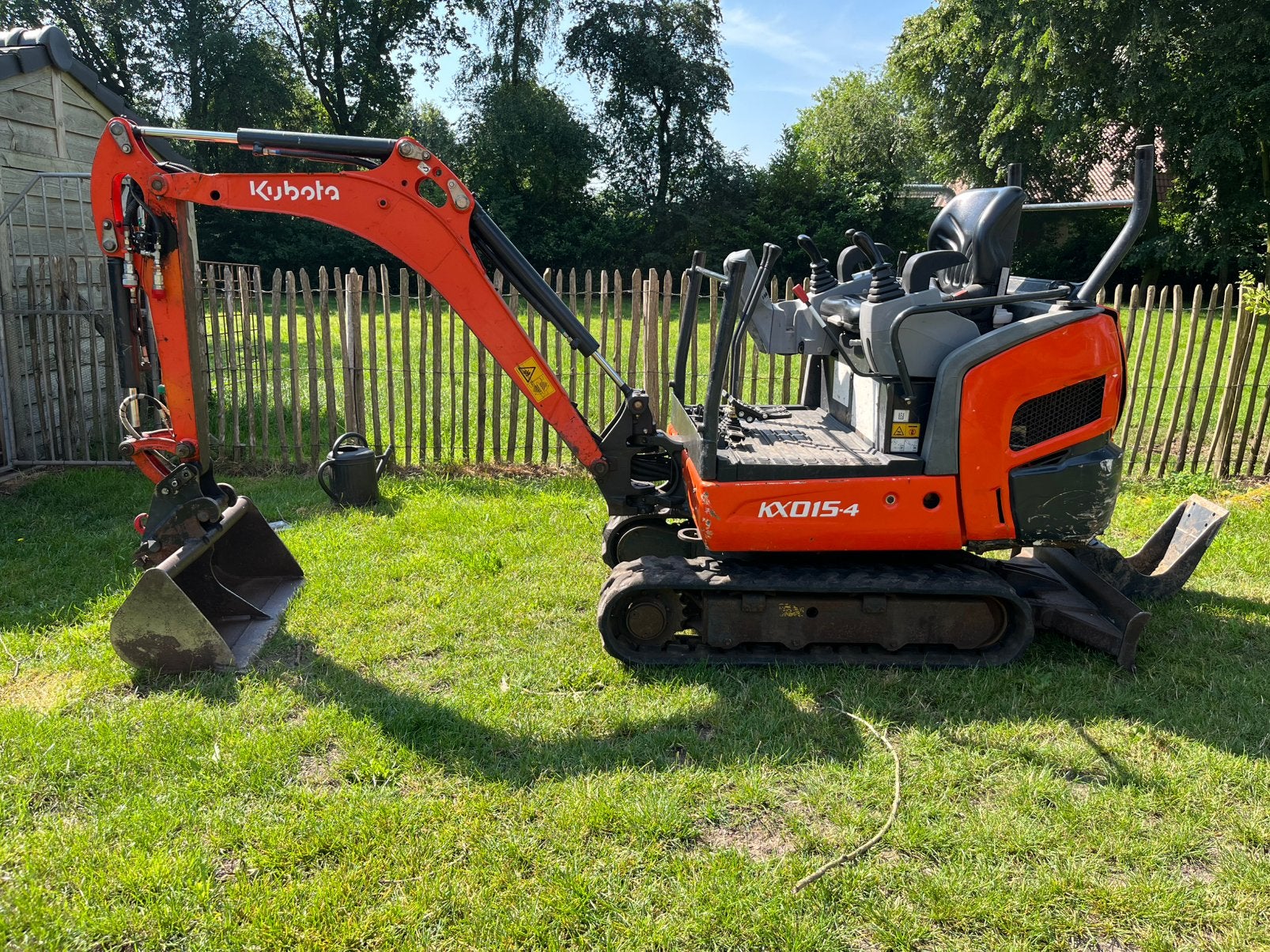 Kubota kx 015-4 BJ2017 met hydraulische snelwissel, Ophalen of Verzenden, Graafmachine